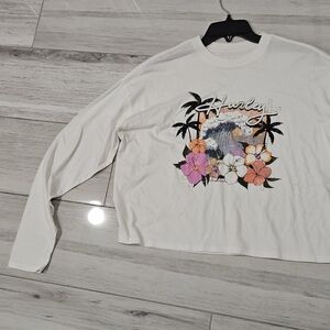 Hurley white sweater